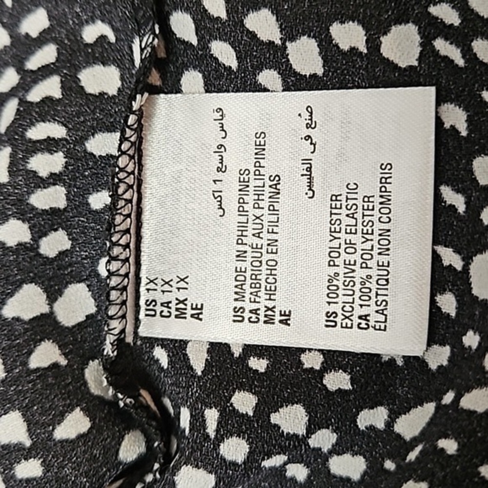 Maison Jules Monochrome Spotted Blouse